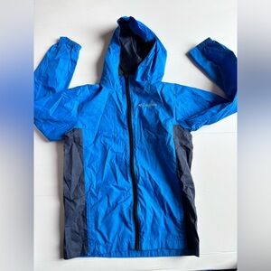 Columbia Kids Rain Jacket Windbreaker Full Zip Size 10 12